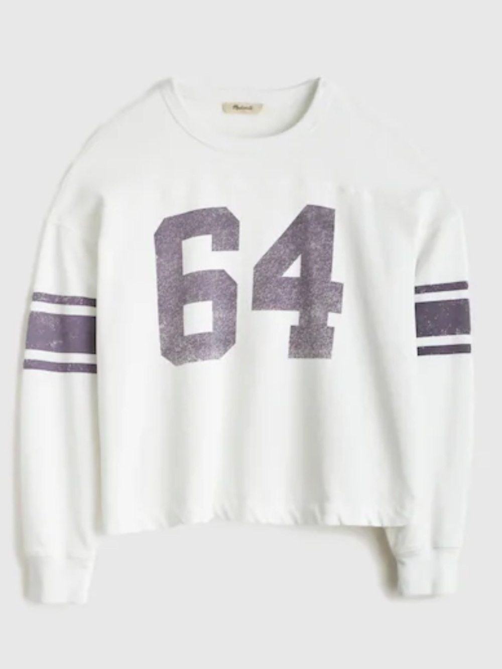 Madewell The Relaxed Crewneck Tee- '64 Graphic and Sleeve Stripes - Picture 7 of 9